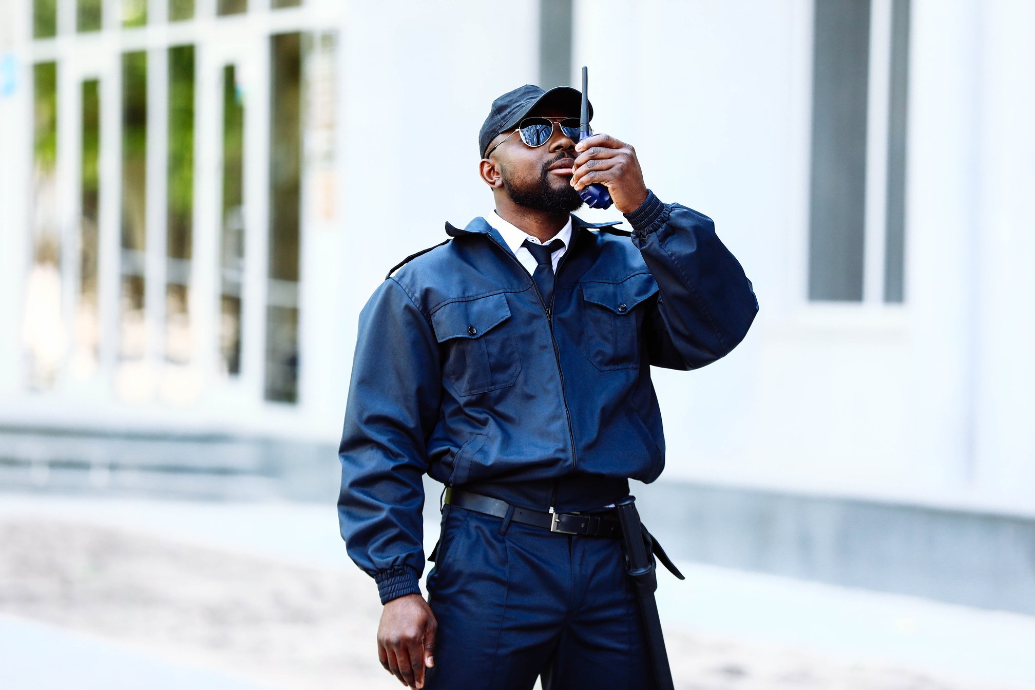 A Male Security Gaurd